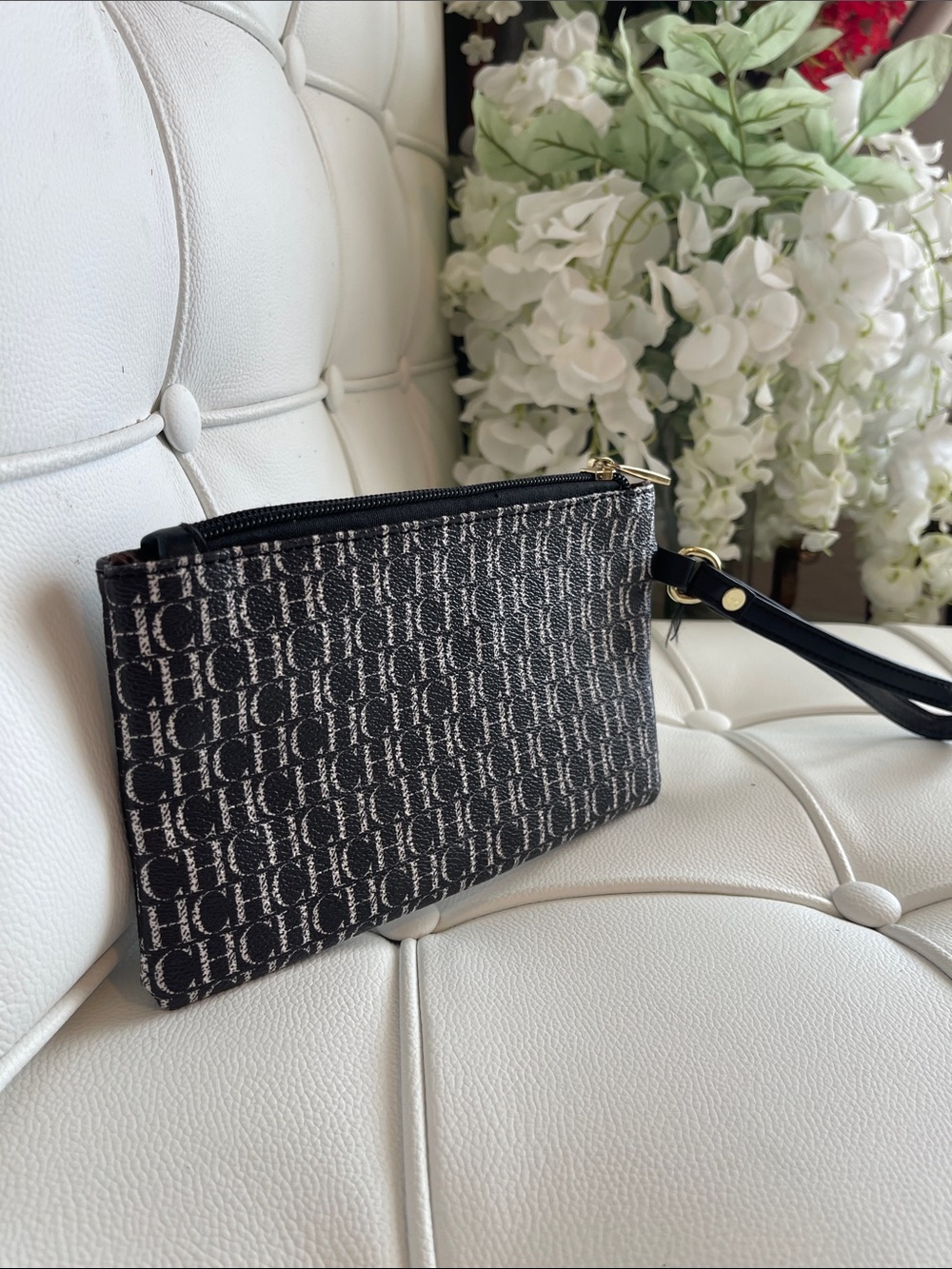 Carolina Herrera CHCH Women's Wallet Wallet Multifunctional Zipper - Picture 3 of 5